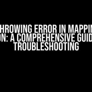 Mypy Throwing Error in Mapping with Union: A Comprehensive Guide to Troubleshooting