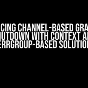 Replacing Channel-Based Graceful Shutdown with Context and Errgroup-Based Solution